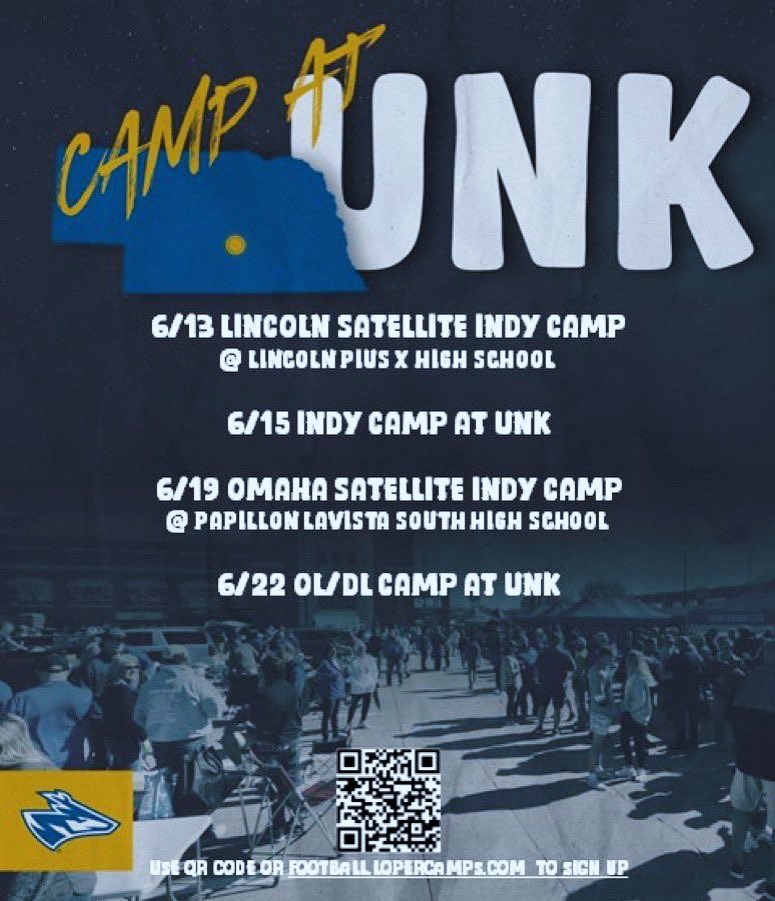 Thanks for the invite <a href="/UNK_Football/">UNK Football</a> <a href="/_CoachDelk/">Jake Mandelko</a>