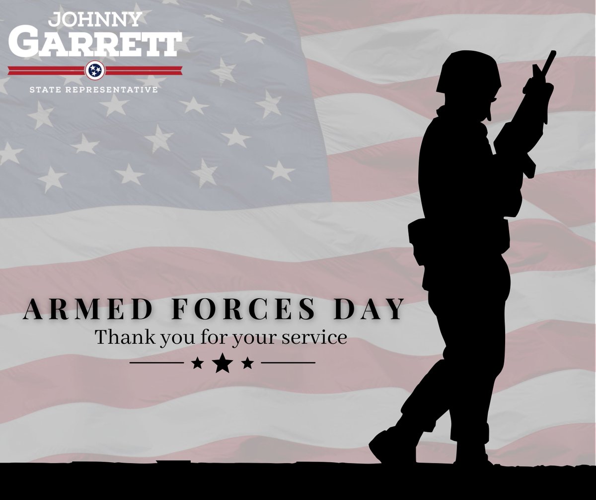 On #ArmedForcesDay, we salute the sacrifice of our military. Thank you for defending our freedom! 🇺🇸
