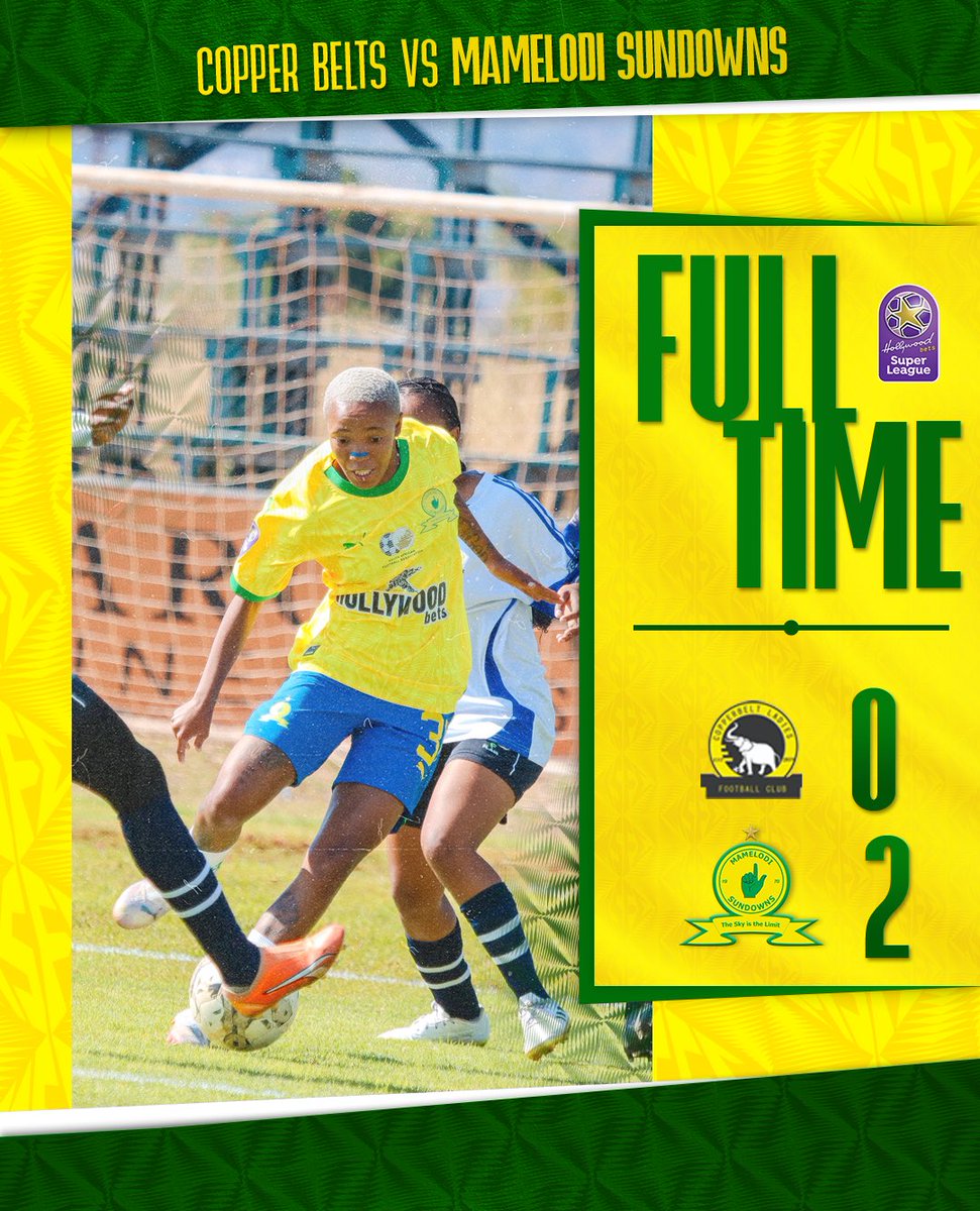 This is how us 57 fans closed our day.👆👆👆

🟢We are a small team
🔵We are African Champions
🟡We are happy
🔵We win everything
🟢We have conquered Africa
🟡We are going to USA
🔵We are from Chloorkop
🟢WE ARE MAMELODI SUNDOWNS👆👆👆

#Sundowns #DStvPrem 
#SundownsLadies #HWBSL