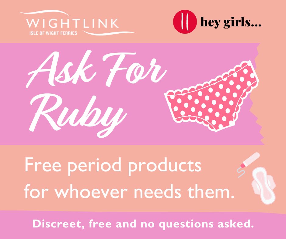 We want people to be able to access free period products when they need it most. Simply head to any of our retail or customer service points and ask ‘can I have the package for Ruby’ and you will receive a free period pack! 💌