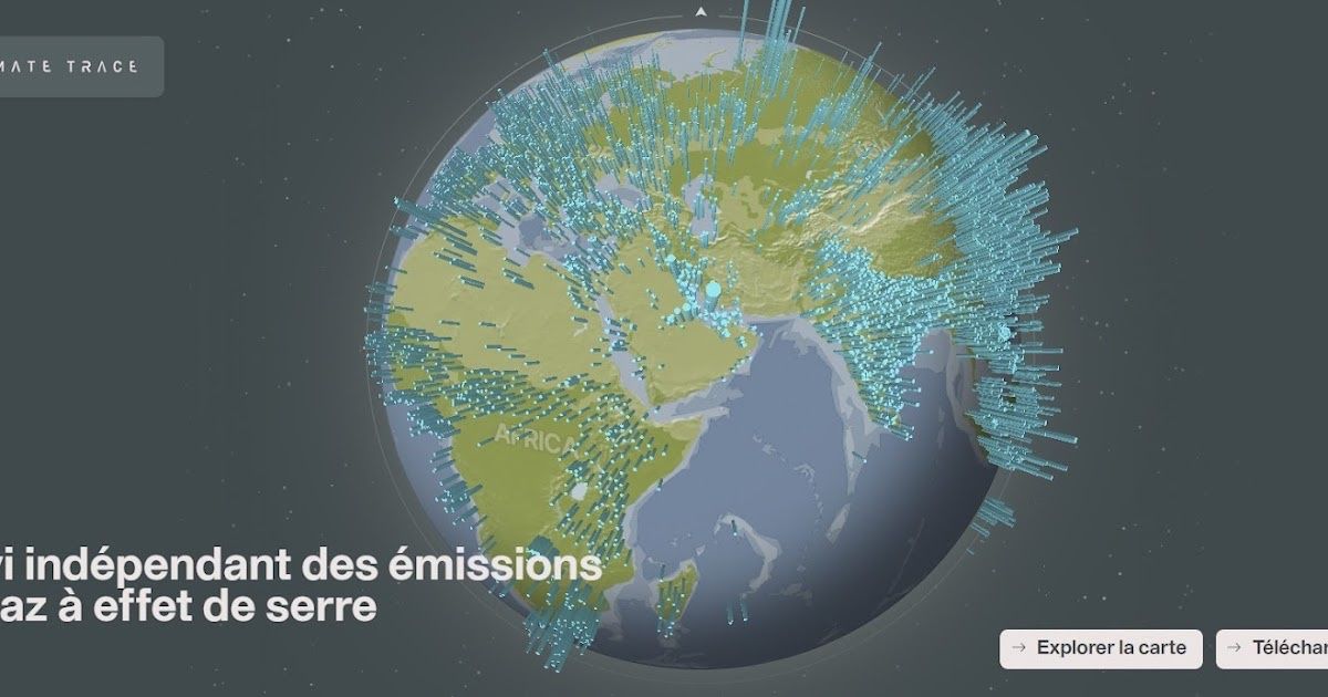 Climate Trace, una plataforma para visualizar y descargar datos sobre las emisiones de gases de efecto invernadero (GEi) buff.ly/4aL0qT5