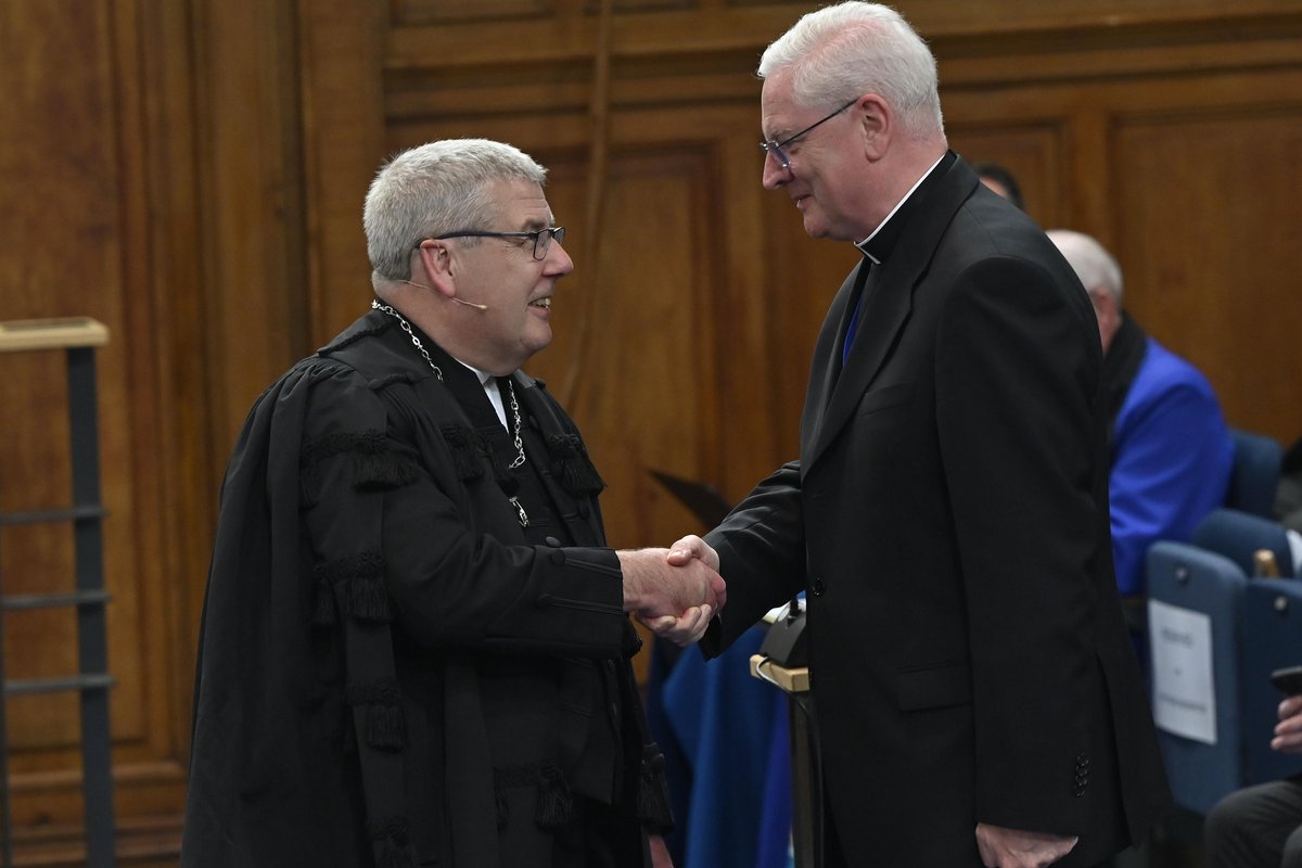 Congratulating the Rt Rev Dr Shaw Paterson following his appointment as Moderator of the General Assembly of the @churchscotland.