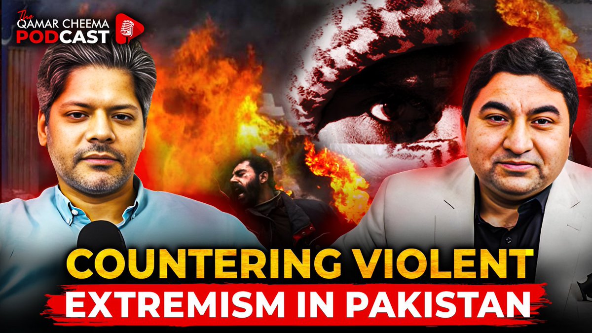 Sheharyar Khan شھریار خان (@khansheharyar) on Twitter photo Had an interesting conversation with <a href="/Qamarcheema/">Dr. Qamar Cheema</a> on the signification of countering and preventing violent extremism and Pakistan’s policy response in this sector. Given it a listen and feel free to provide feedback! Link is provided below 👇🏽👇🏽
#TheQamarCheemaPodcast Had an interesting conversation with <a href="/Qamarcheema/">Dr. Qamar Cheema</a> on the signification of countering and preventing violent extremism and Pakistan’s policy response in this sector. Given it a listen and feel free to provide feedback! Link is provided below 👇🏽👇🏽
#TheQamarCheemaPodcast