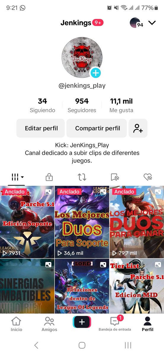 JenKings_Play's tweet image. tiktok.com/@jenkings_play…

Mi gente querida, para los que quieran aportar su granito de arena para conseguir esos 1k de seguidores y empezar con los directos, se los agradecería infinitamente 🤩