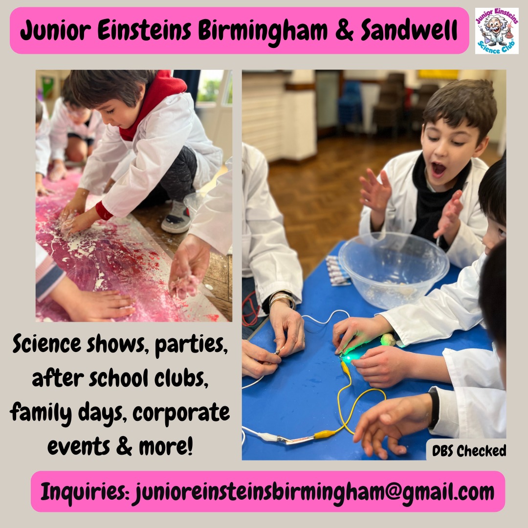 Let's spark imaginations, ignite curiosit & explore the wonders of science!  
 #ScienceIsFun #STEMEducation  #LocalScienceClub   #BirminghamScienceClub  #wmsp #kidsactivities #edgbastonmums #suttoncoldfield #suttoncoldfieldmums #moseley #kingsheath  #harborne #birminghamuk