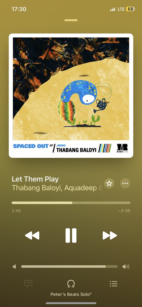 Thabang Baloyi - Let Them Play on Just Move Records. 🔥 #Deephouse