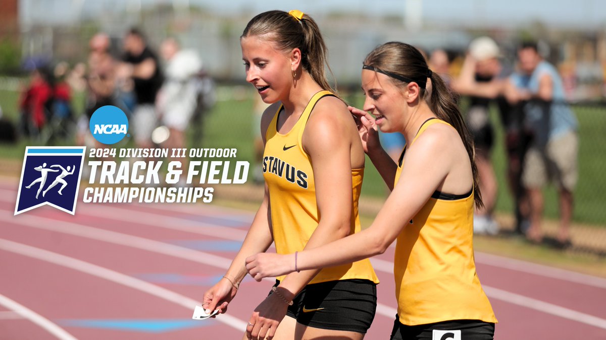 .@NCAADIII announced its selections to compete at the 2024 Outdoor Track & Field Championships, and juniors Megan Geraets and Kate Carlson have been selected to compete in two events each Release: gogusties.com/news/2024/5/18… #GoGusties | #d3tf