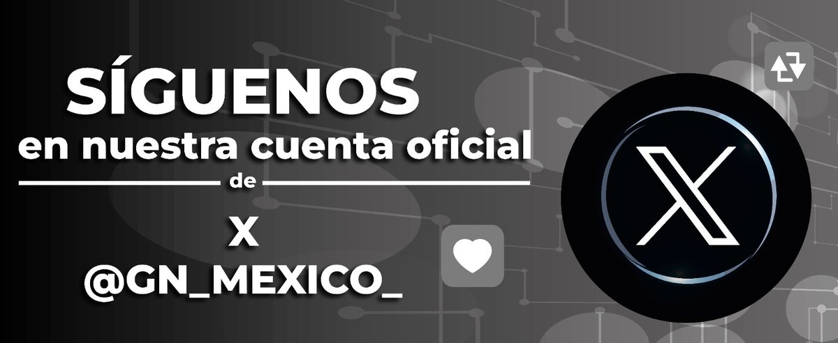 Te invitamos a seguir nuestra cuenta oficial de “X”.