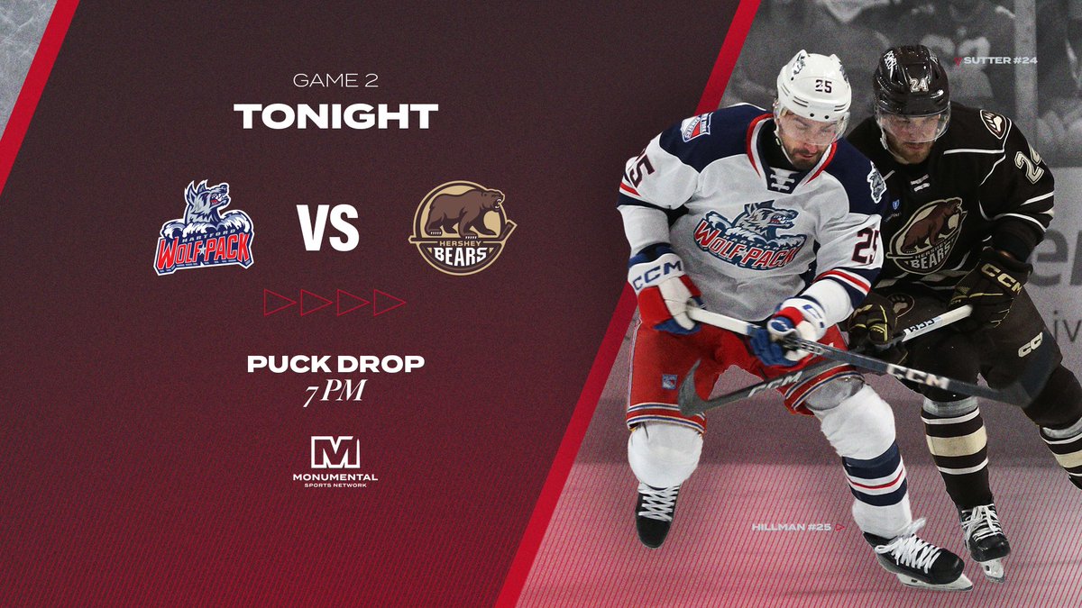 Game ✌️ for @TheHersheyBears is next on the docket 🫡 Puck drop is at 7:00 pm on MNMT! #RepeatTheRoar