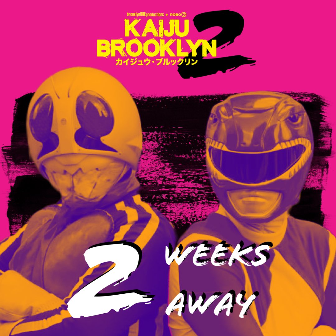 We are at the 2 week mark! Get your best Jetman cosplay ready to go because it’s gonna be one hell of a good time this year! Advance tickets are available at kaijubrooklyn.com