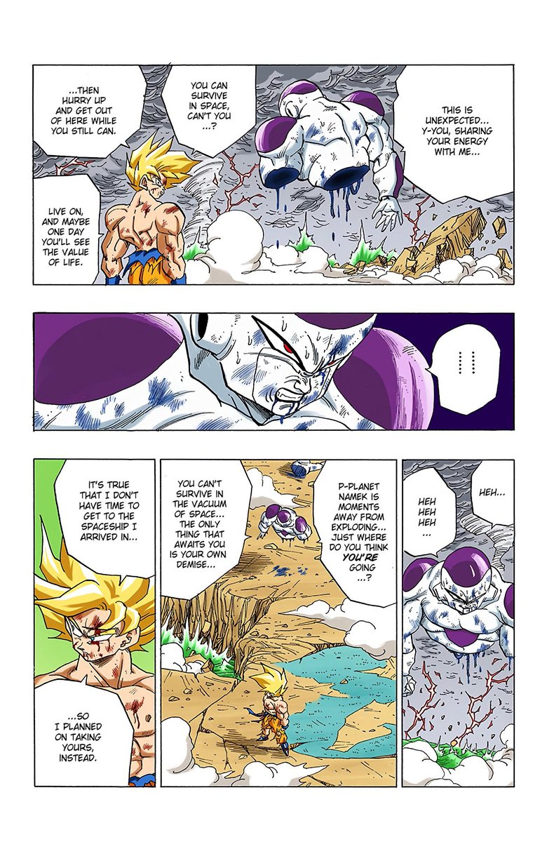 I love how people acting like Goku sparing villains somehow makes him unheroic.... .... When that's literally a hero's MO lol If Goku was like all these edgy people who think that they know who deserves to live and die, Dragon Ball would have ended very badly lol 🤭 1/2