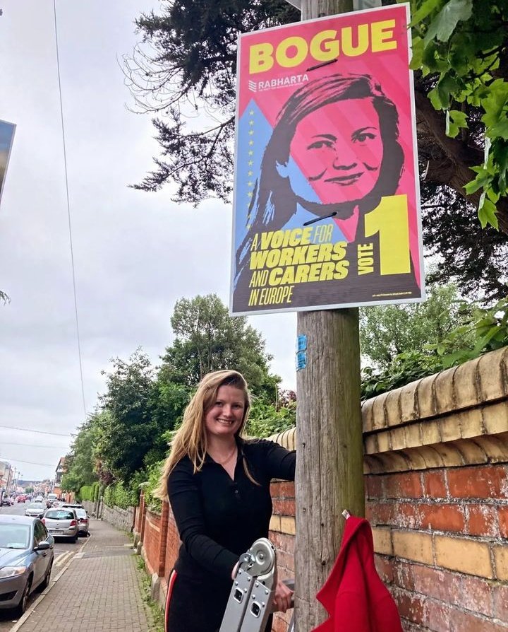 Great time postering in Bray today. Hope my poster design conveys that I am offering something different politically! Need to get these up across the Ireland South constituency so if anyone can take a few let me know!