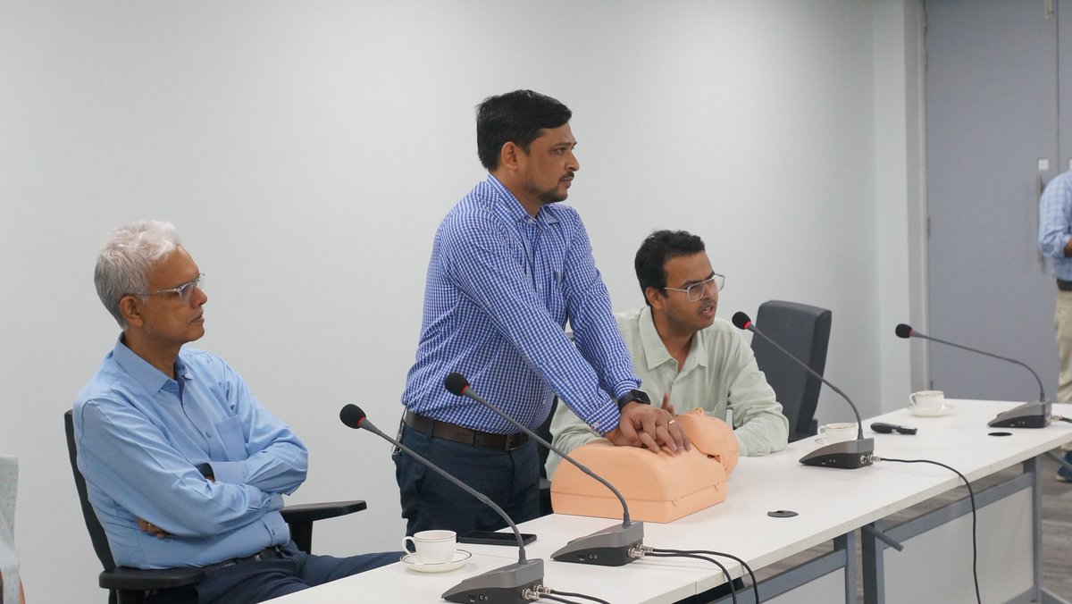 🏥 Promoting Health & Wellness at Work!
 IRRI India organised in-person and online sessions for staff on heart attack awareness, heart health,CPR demos and women's health in collaboration with @Octaviahospital
 #HeartHealth #CPR #WomensHealth #WorkplaceWellness #EmployeeWellness