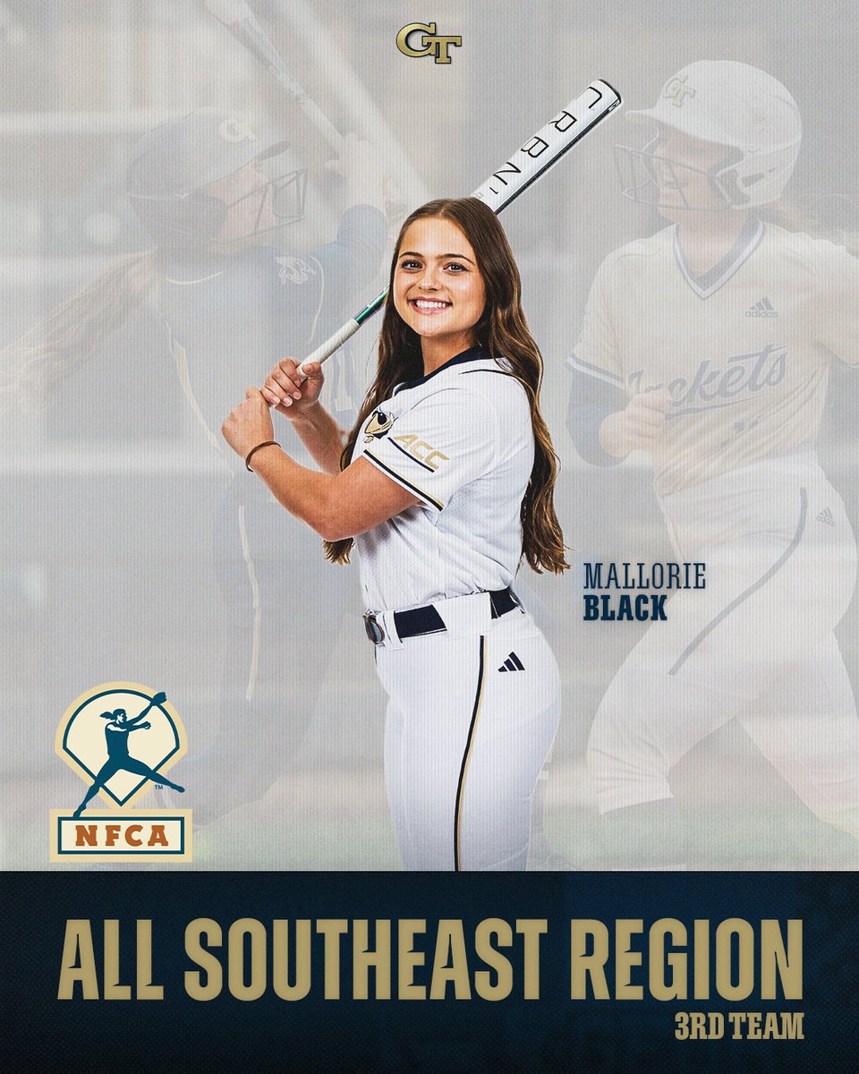 ✨𝐀𝐥𝐥-𝐒𝐨𝐮𝐭𝐡𝐞𝐚𝐬𝐭 𝐑𝐞𝐠𝐢𝐨𝐧✨ Congratulations to @mallorieblack1 for earning a spot on the @NFCAorg All Region team!! 📰 buzz.gt/MBNFCA #StingEm x #BeGold