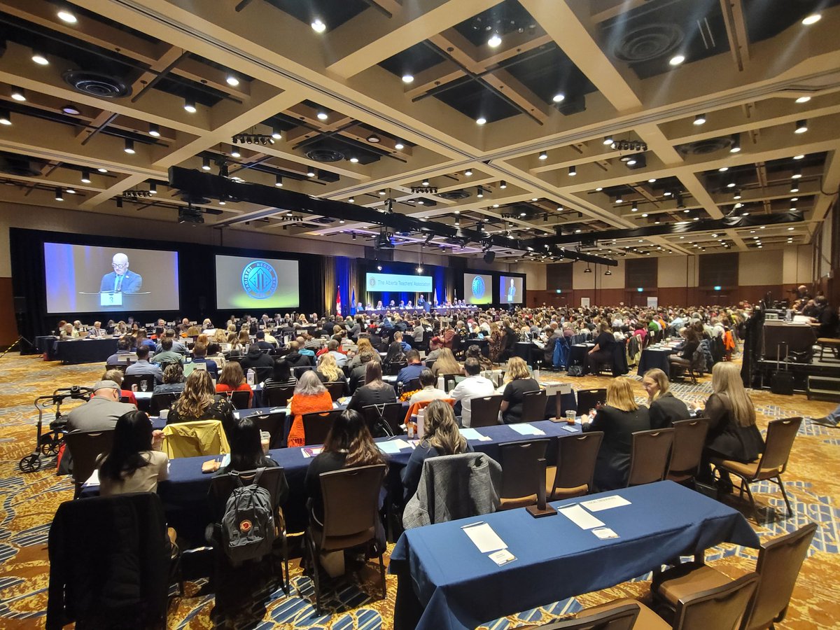 HQuinnLocal37's tweet image. 66 of your @EdPubTeachers colleagues are using their long wknd to represent nearly 7000 members to do the business of the @albertateachers Association at the 107 Annual Representative Assembly.
#ARA2024
#Solidarity
#StrongerTogetherDemandBetter
#WeAreATA
