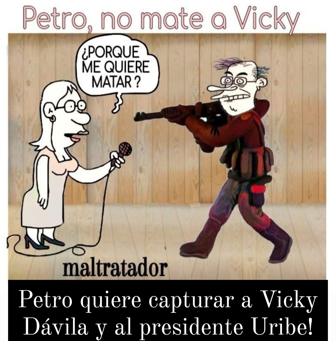 🚨ÚLTIMA HORA🚨 Petro es un DICTADOR que quiere capturar a Vicky Dávila y al presidente Álvaro Uribe para que no denuncien a Nicolás Petro. PETRO ES UN DICTADOR! JUICIO POLÍTICO A PETRO YA! #VickySalveAColombia #LaSeñoraDeSiempre #DesafioXX #Cauca #Millonarios