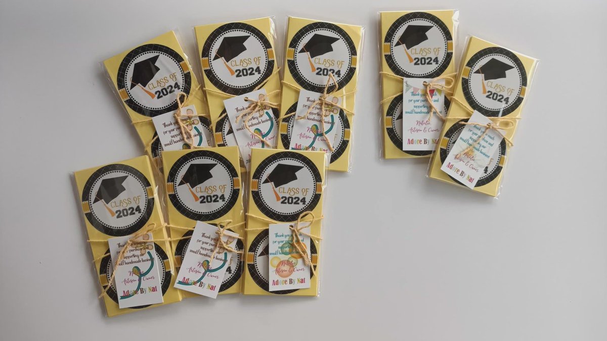 Celebrate your success with our Graduation Cap Sticker Labels for the Class of 2024! Add a unique touch to your party favors with these stickers. 🎓✨ #Graduation2024 #PersonalizedTouch #EJWTT buff.ly/3wHF6z8