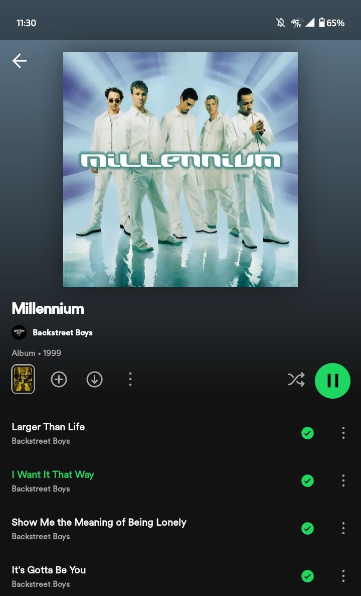 To celebrate the 25th anniversary of #Millennium from @backstreetboys .... #Millennium will be on repeat all day #Millennium25 #BSB #KTBSPA ❤️❤️❤️❤️❤️