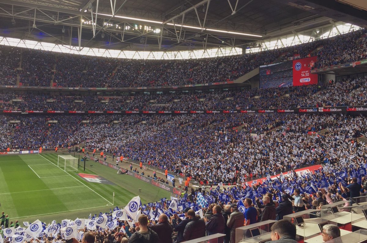 No worries, lads. Filling Wembley isn't for everyone. But don't forget Bolton's attendances are higher than Pompey's which has absolutely nothing to do with having a slightly bigger ground, obviously. #Pompey #BWFC
