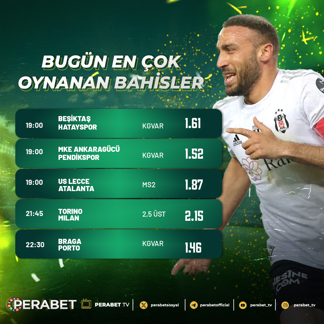 💰Bol kazançlı bir Cumartesi için rutine katıl!

🤠İşte günün en çok oynanan bahisleri

#canlıbahis #canlımaçizle #kupon #bahis  #casino #win #slot #vip #perabet