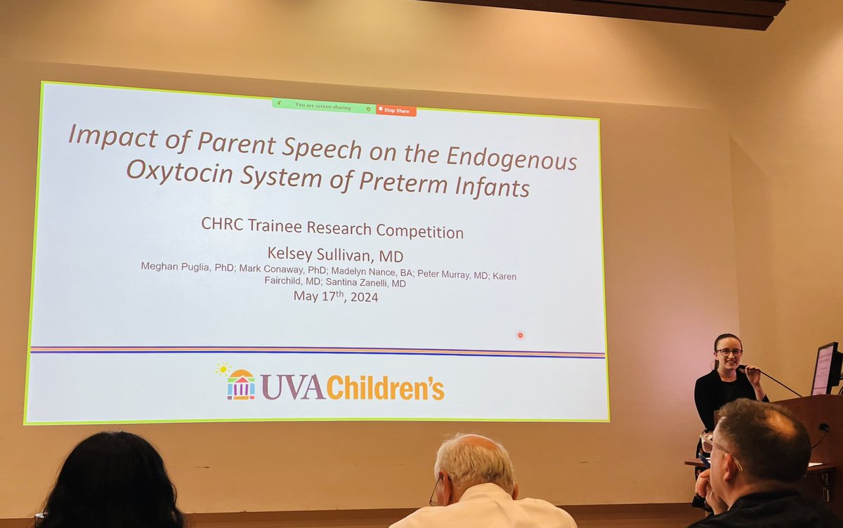 Yesterday 4 of our fellows did an outstanding job presenting their hard work (outside of the NICU) at the annual <a href="/UVAPediatrics/">UVA Department of Pediatrics</a> Trainee Research Competition! Amazing job by them and their mentors!
