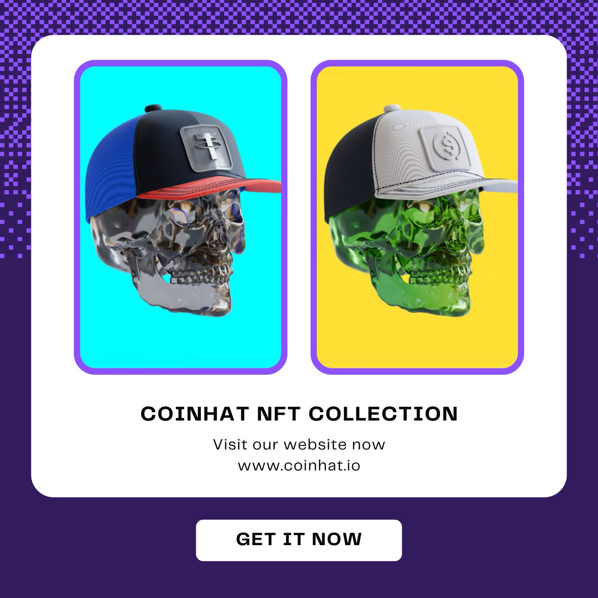 🎩New CoinHatNFT Collection is Here! 🌟

🔥Don't miss out on owning a piece of digital brilliance.

👉 Visit our OpenSea:
opensea.io/collection/coi…

#CoinHatNFT #NFTArt #NewCollection #DigitalCollectibles #CryptoArt #NFTDrop #LimitedEdition #OpenSea #GetItNow #NFTCommunity