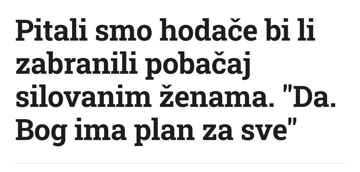zo_wack's tweet photo. Super mu je plan. Prvi korak plana - žena mora biti silovana. Zašto Bog taj svoj plan ne zamisli drugačije? Je l' taj Bog poremećen? https://t.co/wrDw0eczW1