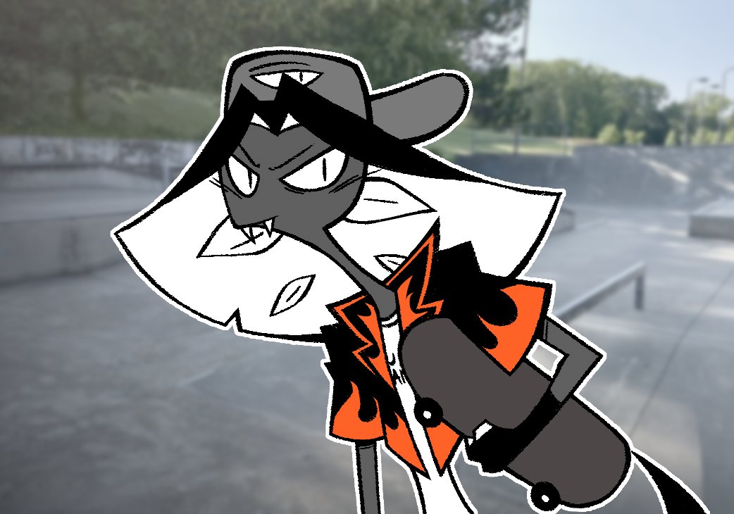 HazbinInventor's tweet image. NYAH-HAH!
Good morrow, fellow Twitterers, I return once more to finally demonsssstrate just how &quot;radical&quot; I truly am!

I shall be updating you all with the many tricks I will have photographed!