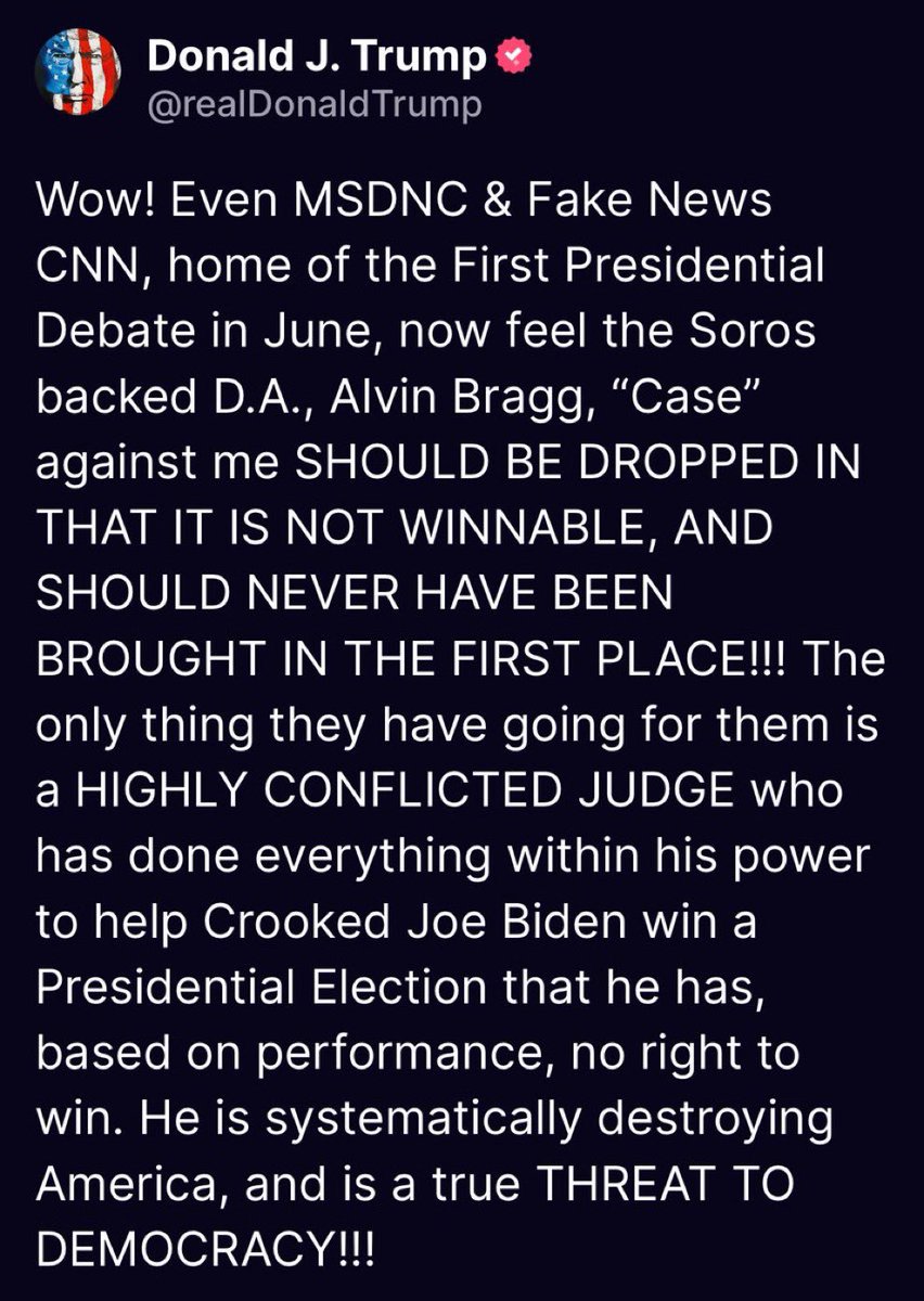 .🚨#T4MAGAt   #A05184 🚨
PleaseReadThisViralPOST…
🔥🔥RE:KangarooCourt_Judge🔥🔥
✅  #reTrumpTrial @TeamTrump 
#trump2024 #reElectionInterference
#reMichaelCohen #reJudgeMerchan
@DonaldJTrumpJr @EricTrump