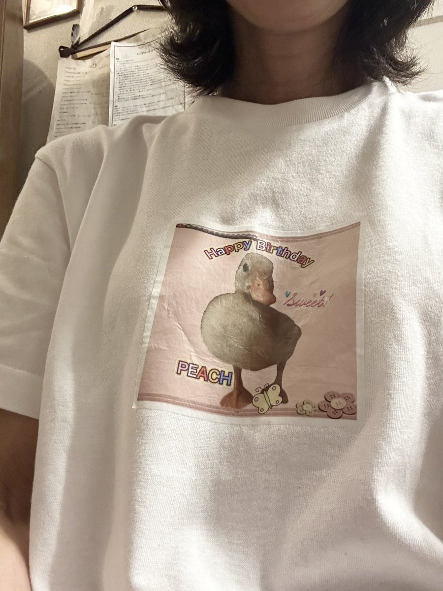 アイロンプリントでTシャツ作ってみました。
お誕生日記念のTシャツ✨
ポコチャの配信イベントで抽選会でプレゼント🎁しようと試作品作ってみました。
結構可愛いよね💖
#アイロンプリント
#ピーチ
#コールダック
#お誕生日イベント
#ポコチャ