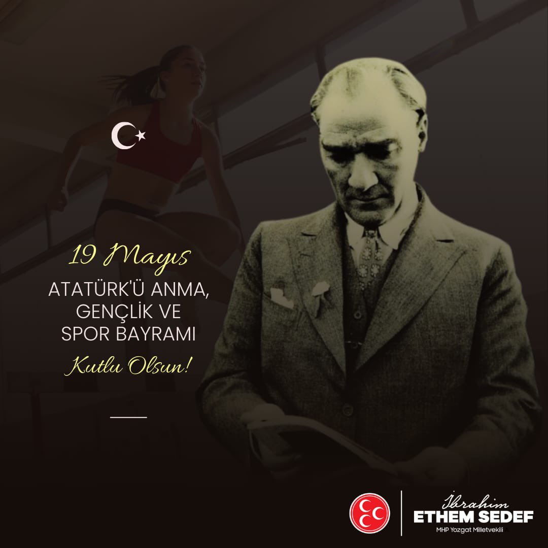 19 MAYIS 1919; AYDINLIĞIN MESAJI, İSTİKLALİN MEŞALESİDİR... #19Mayıs Atatürk'ü Anma Gençlik ve Spor Bayramımız Kutlu Olsun.🇹🇷🇹🇷🇹🇷