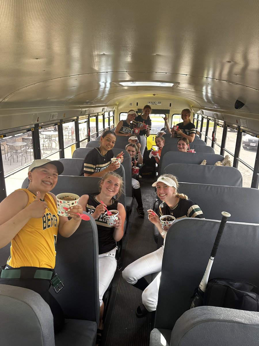 It was a hot day and BD dropped two games, but they picked up some end of the regular season froyo. Post season starts next Thursday at home against the winner of Oshkosh North and Hartford.