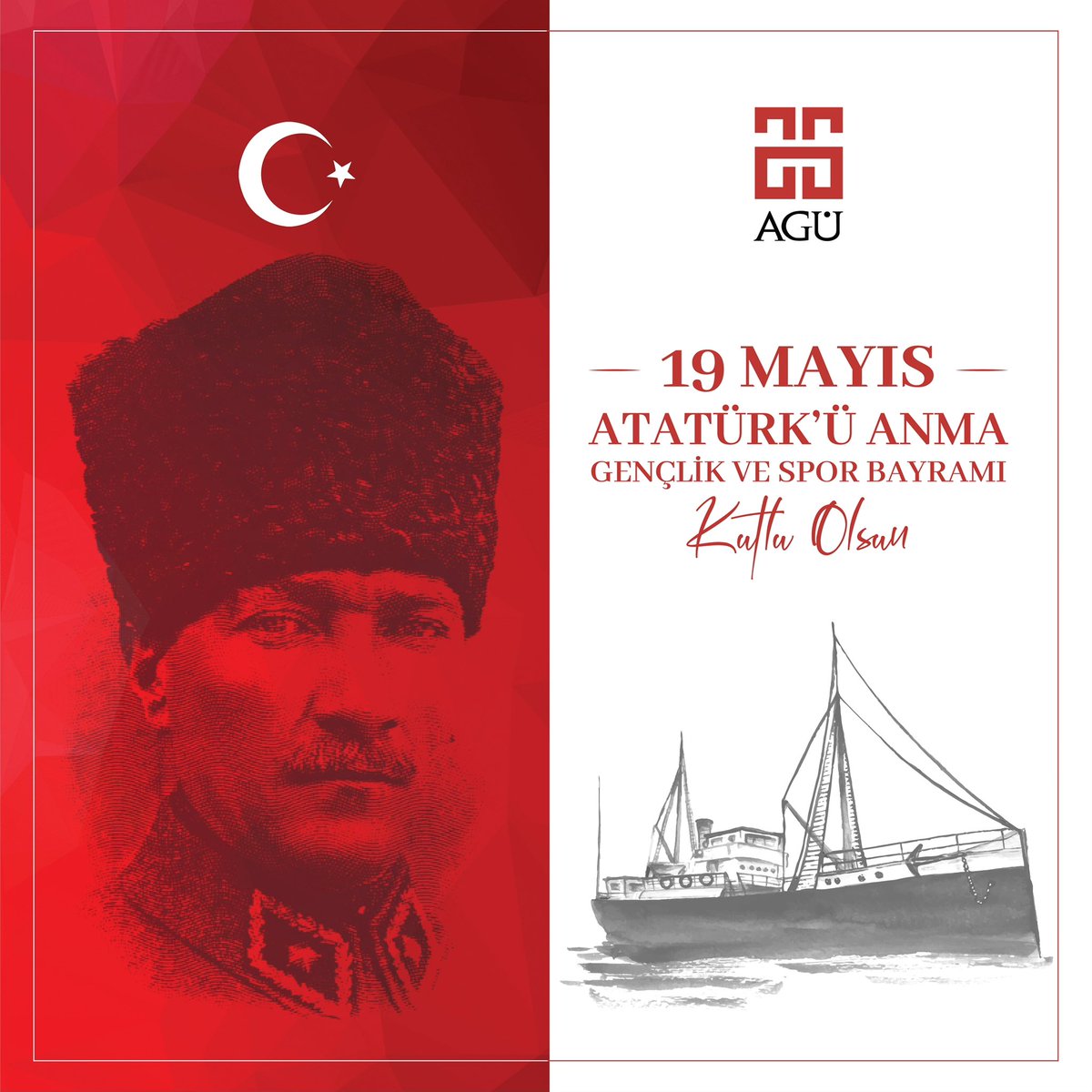 19 Mayıs Atatürk’ü Anma Gençlik ve Spor Bayramı Kutlu Olsun 🇹🇷