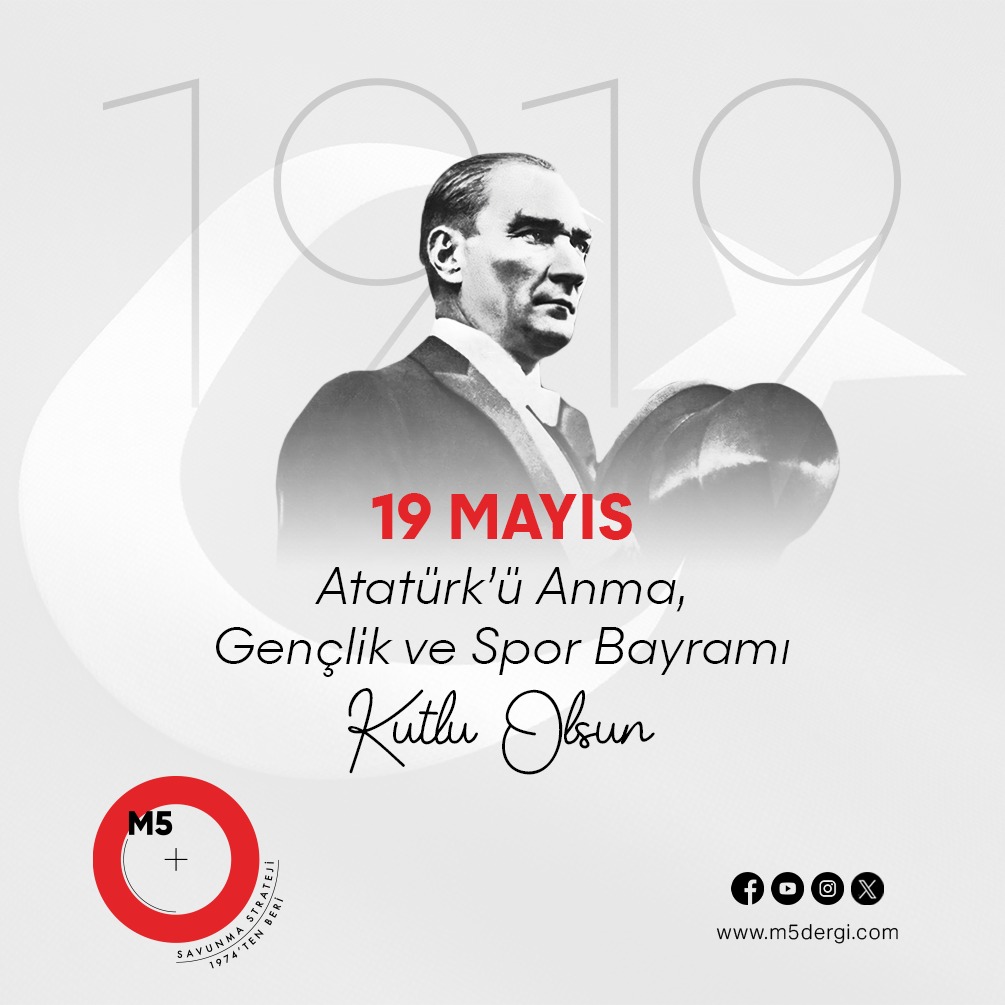 19 Mayıs Atatürk'ü Anma, Gençlik ve Spor Bayramımız kutlu olsun🇹🇷