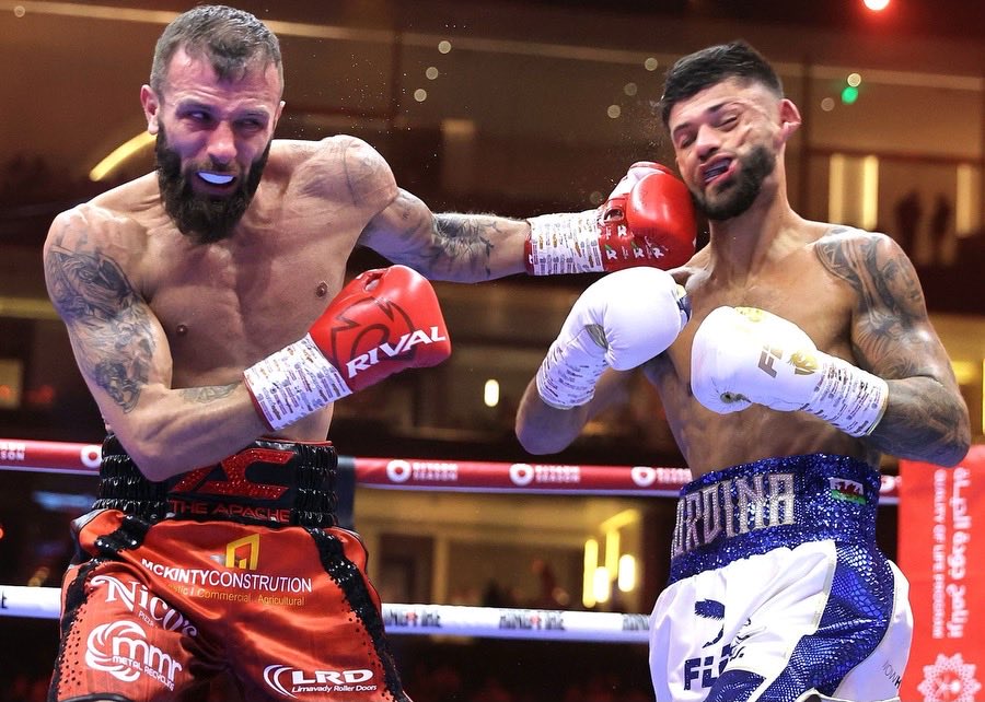 You don’t play #boxing. Great shot from Cascade-Cordina by ⁦@trboxing⁩ photographer Mikey Williams.