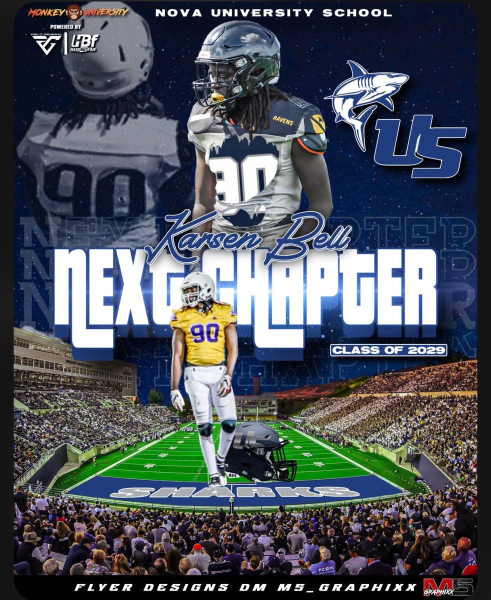 Next Chapter💙🩶🦈 @coach__norman I would like to announce that I will be playing varsity as a 8th grader at NSU University School.