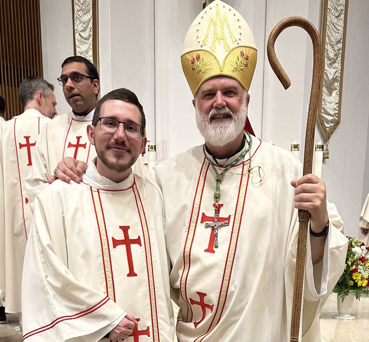 Yesterday, I was blessed to ordain my Companions of the Cross brother, Timothy Silver, to the diaconate. Pray for him as he prepares for priestly ordination next year.