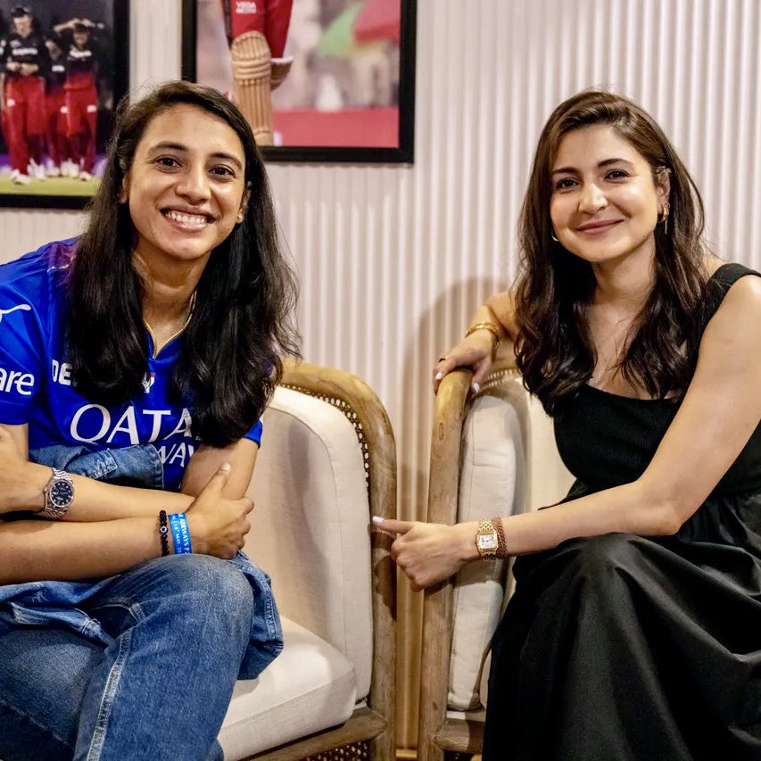 The two Queens 👸❤️

📸: IPL/BCCI

#CricketTwitter #RCB #IPL2024