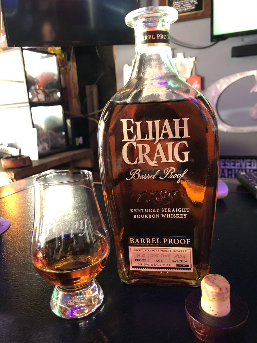 Elijah Craig barrel proof is one of my favorite all-time pours. #ElijahCraig. #Bourbon