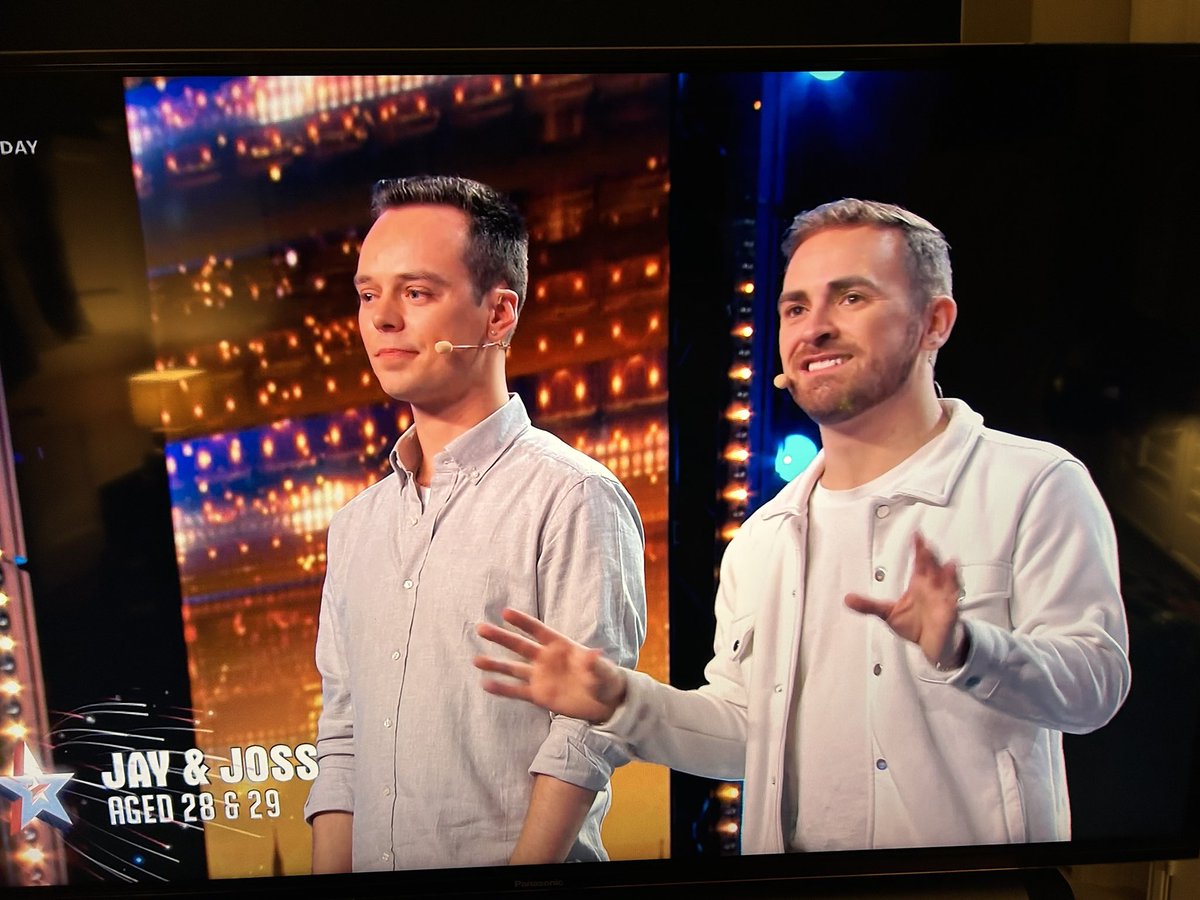 My 9 year old son… “These guys look like a young Ant & Dec!” 🤣 @antanddec @BGT