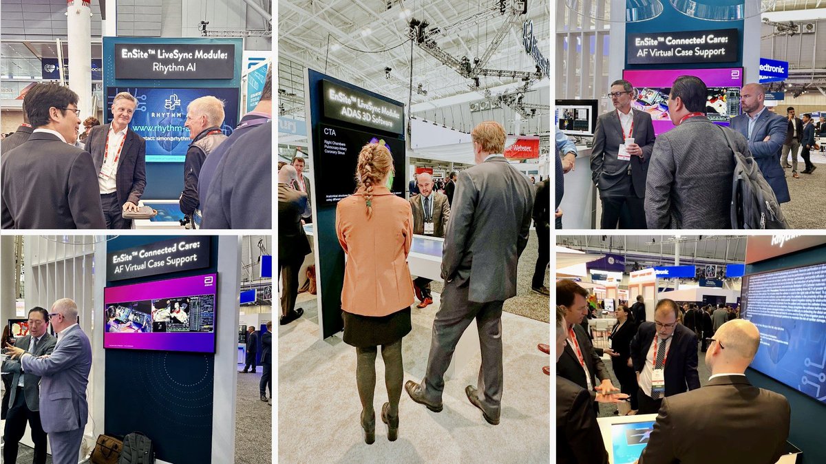 Sachin Vadodaria (@sachinjv) on Twitter photo Great to see so many conversations during our Meet the Experts session this #HRS2024.
Thank you to Drs. Dale Yoo (<a href="/Connected1to1/">Dale Yoo MD</a>), <a href="/J_Colley_MD/">Judson Colley MD, MPH</a>, <a href="/mcfinlay/">Dr Malcolm Finlay</a>, <a href="/TimothyMaherMD1/">Timothy Maher, MD</a>, and <a href="/Prof_Schilling/">Richard Schilling</a> for taking the time to share your expertise in the <a href="/AbbottCardio/">Abbott Cardiovascular</a> booth. Great to see so many conversations during our Meet the Experts session this #HRS2024.
Thank you to Drs. Dale Yoo (<a href="/Connected1to1/">Dale Yoo MD</a>), <a href="/J_Colley_MD/">Judson Colley MD, MPH</a>, <a href="/mcfinlay/">Dr Malcolm Finlay</a>, <a href="/TimothyMaherMD1/">Timothy Maher, MD</a>, and <a href="/Prof_Schilling/">Richard Schilling</a> for taking the time to share your expertise in the <a href="/AbbottCardio/">Abbott Cardiovascular</a> booth.