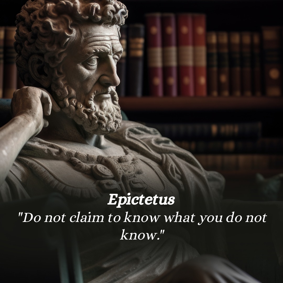 Be comfortable with saying..."I don't know."