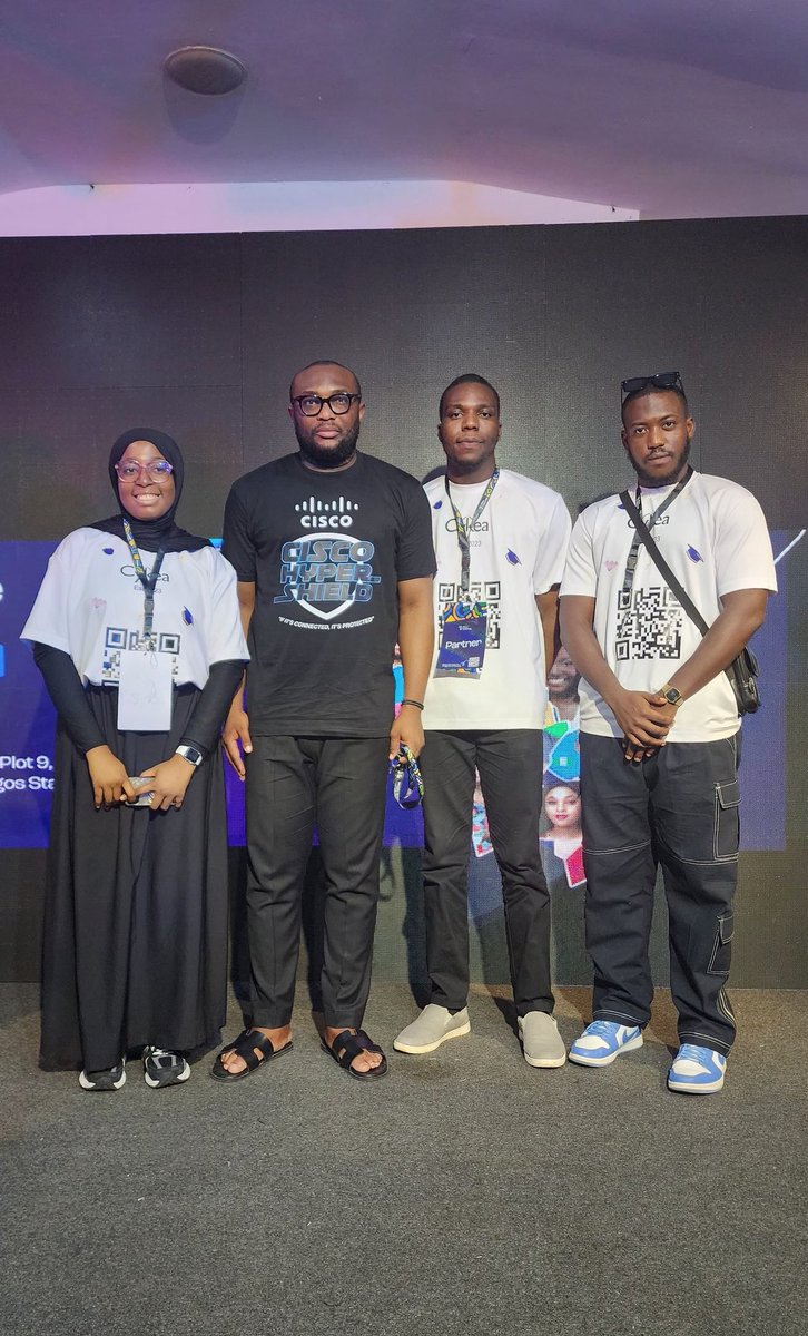 cykea_academy's tweet photo. Wonderful time at #AfricaCyberfest! 🔥🔥

It was a great event with outstanding people. Trust us, you wouldn't want to miss the next.

A special shout out to @akintunero.

Thanks to @OnijeC, our winner, @NinaTakang, got sponsorship for two certifications of her choice. https://t.co/LjR6fk7IXt