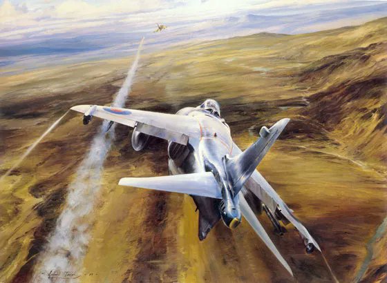 Sad to report the passing of Cdr Nigel 'Sharkey' Ward, DSC, AFC, RN retd. 'Mr Harrier', a supremely talented and aggressive fighter pilot who led 801 Naval Air Squadron during the Falklands War, flying 60+ missions achieving 3 air-air kills. In later life a strong advocate of
