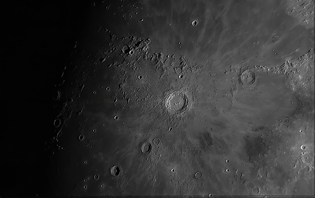 Some closeups from this evenings 80% Moon. I fitted a x4 PowerMate and ASI 174mm to my ZWO FF130 APO and using SharpCaps Live View Lunar stacking software. @MoonHourSocial #astronomy #astrophotography @ThePhotoHour