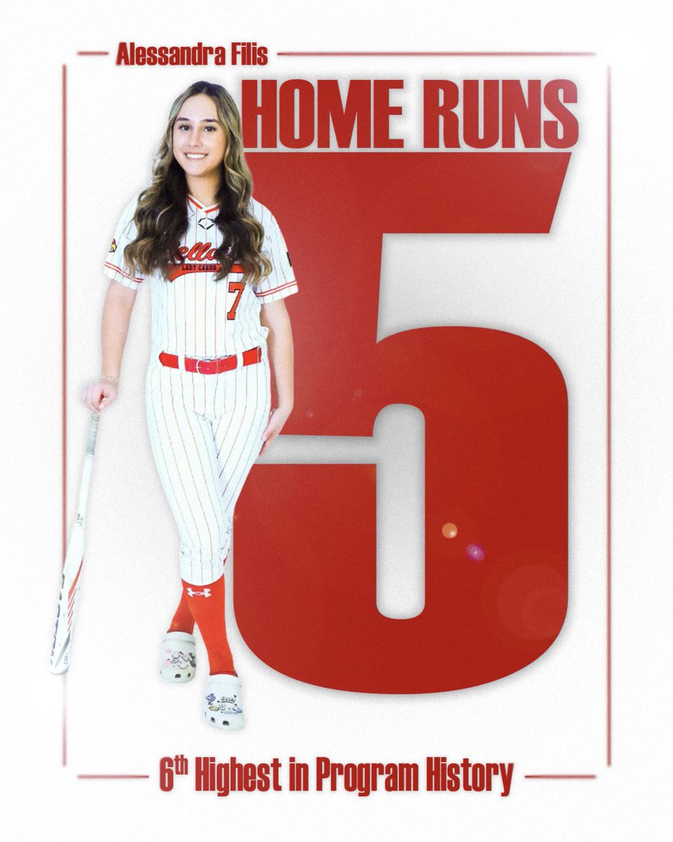 Bellaire Softball (@bellairesoftba2) on Twitter photo Congratulations to 2026 Alessandra Filis for her career high 5 homeruns this season, and the 6th highest in program history. Aleeeeee!!!!! <a href="/HISDAthletics/">Houston ISD Athletics & UIL Academics</a> Congratulations to 2026 Alessandra Filis for her career high 5 homeruns this season, and the 6th highest in program history. Aleeeeee!!!!! <a href="/HISDAthletics/">Houston ISD Athletics & UIL Academics</a>