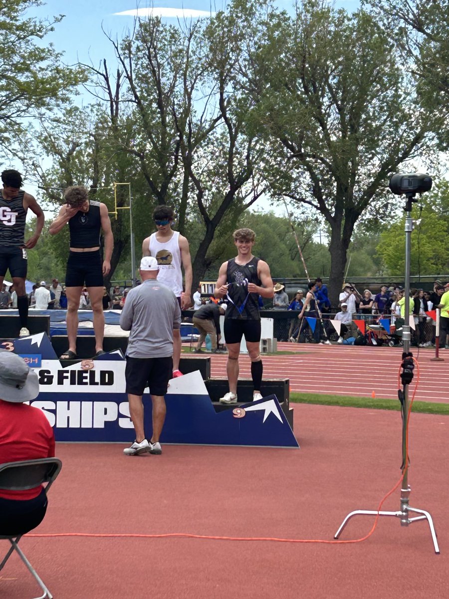 Congratulations Cole Rogers 9th Place in the 100m Final. ⁦@SilverCreek_HS⁩ ⁦@goSVVSD⁩