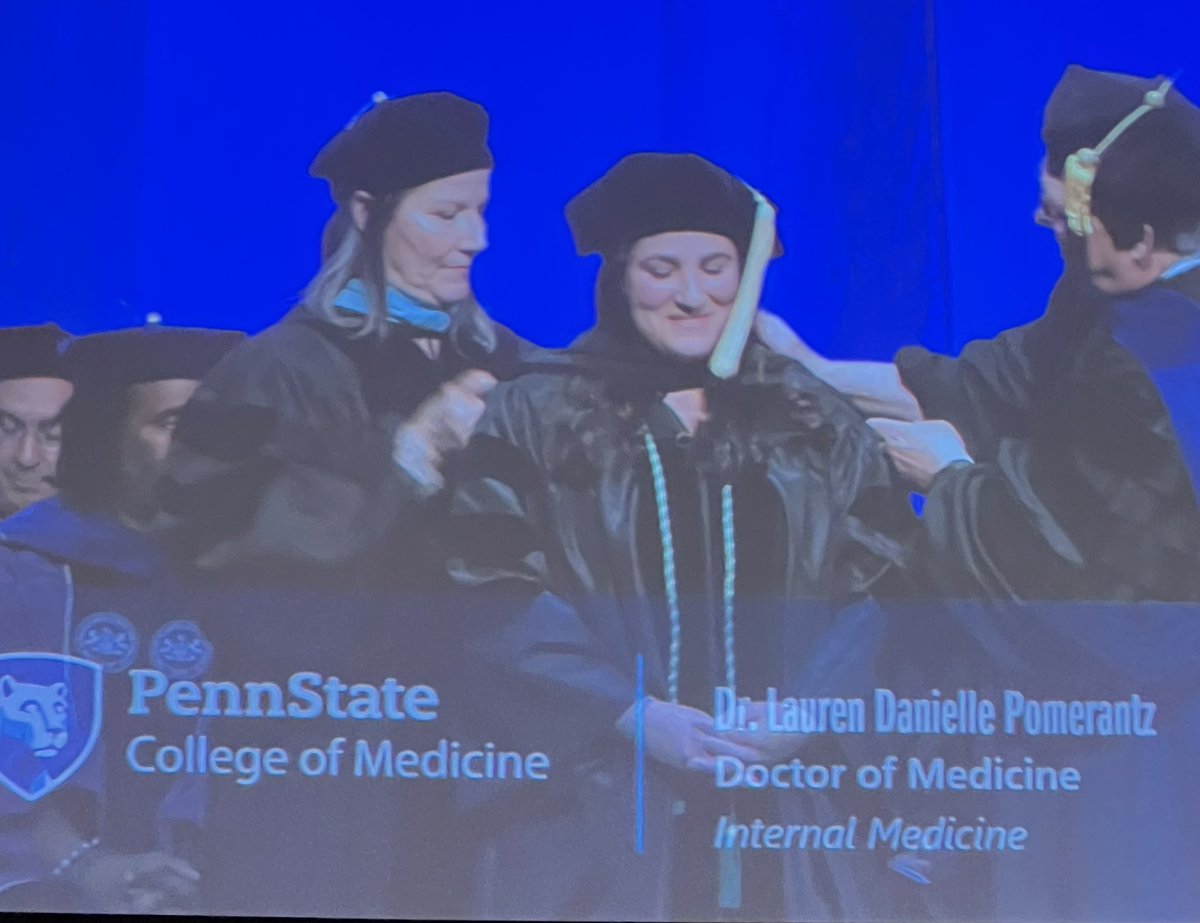 MJ (@monikajoshimd) on Twitter photo So proud to see my mentee Lauren graduate - Dr Pomerantz at PSU grad ceremony <a href="/penn_state/">Penn State</a> 👏👏Wishing her all the best for her residency at Mayo <a href="/PomerantzLauren/">Lauren Pomerantz</a> #PSUgrad She won our hearts and many awards including Med student Research award, two Onc scholarship awards 💕💕 So proud to see my mentee Lauren graduate - Dr Pomerantz at PSU grad ceremony <a href="/penn_state/">Penn State</a> 👏👏Wishing her all the best for her residency at Mayo <a href="/PomerantzLauren/">Lauren Pomerantz</a> #PSUgrad She won our hearts and many awards including Med student Research award, two Onc scholarship awards 💕💕
