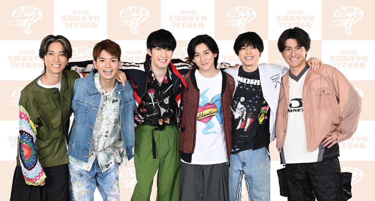 SP8_Snow_Six's tweet photo. ㊗️💎💙💛🩷❤️🖤💚💎㊗️
    SixTONES✖︎高校生クイズ
㊗️💎💙💛🩷❤️🖤💚💎㊗️

高校生クイズのパーソナリティ就任
㊗️おめでとうございます㊗️

#高校クイズ
#SixTONES💎
#ジェシー❤️ #京本大我🩷
#松村北斗🖤 #森本慎太郎💚
#高地優吾💛 #田中樹💙 https://t.co/dKYUbxpxuL