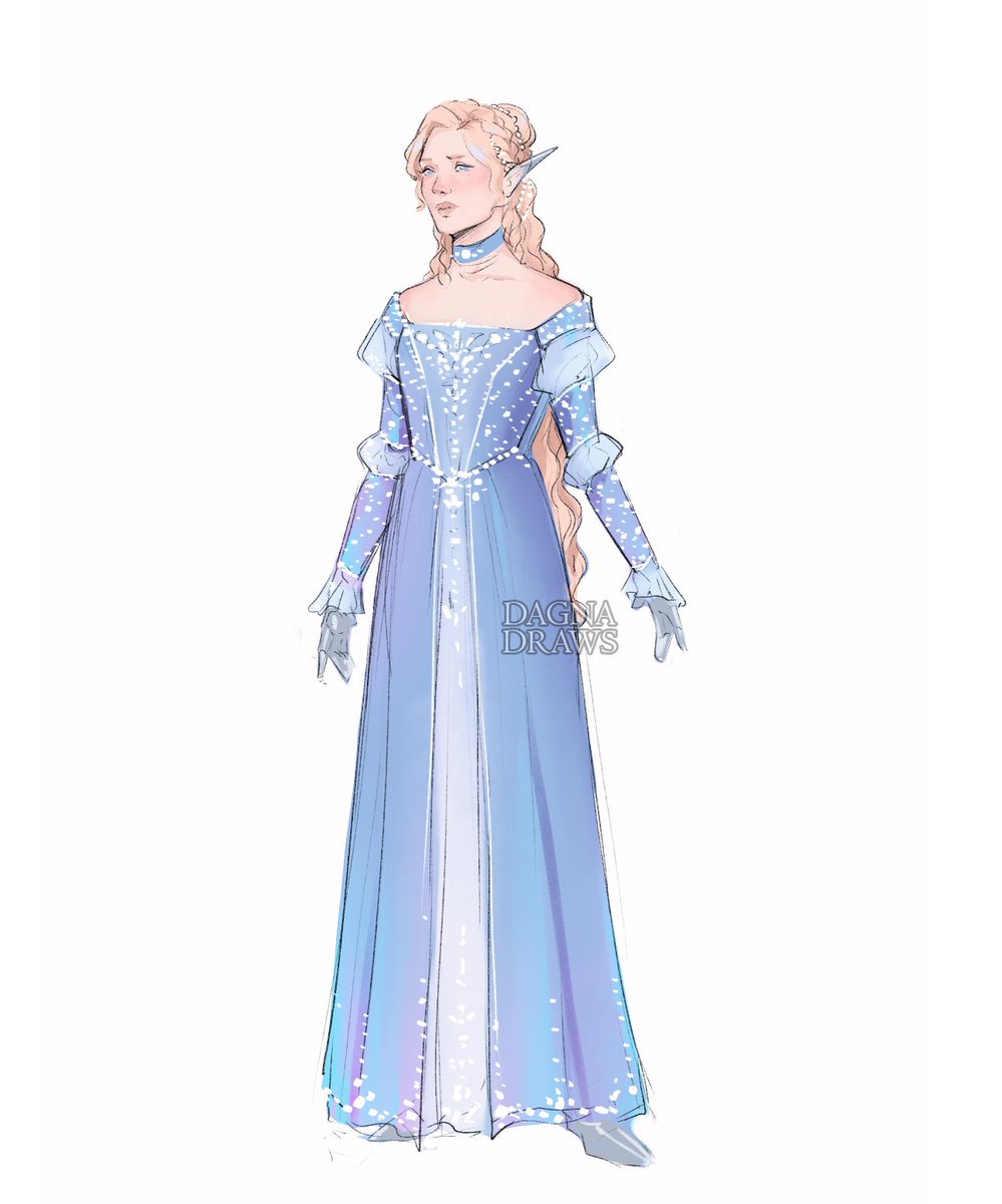 「Ianthe but in a pretty dress  #dnd #dndc」|Dagna 🖍✨のイラスト